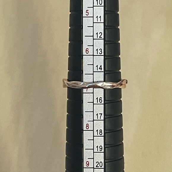 Princess Cut Faux Rose Gold Diamond Wedding Ring Promise Ring Engagement Ring - Picture 8 of 8